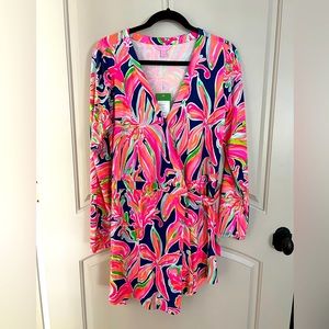 New Lilly Pulitzer Romper in beautifully vibrant print